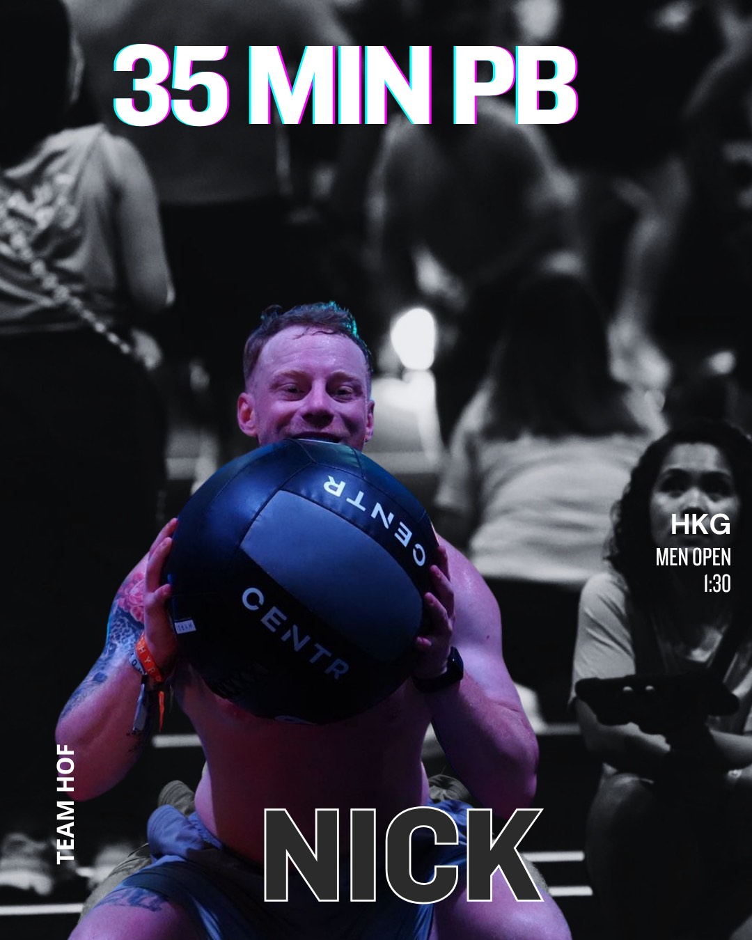 Nick, 35 minute PB