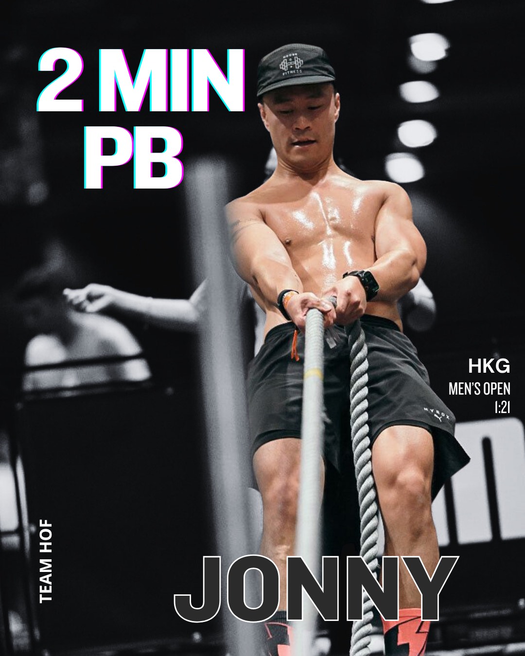 Jonny, 2 minute PB
