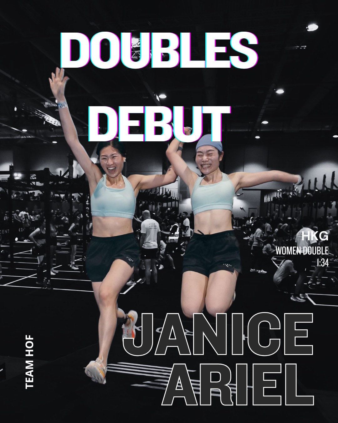 Janice and Ariel, doubles debut